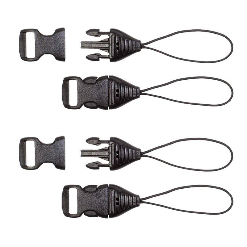 OP/TECH USA 1301112 Mini QD Loops - 1mm - System Connectors, Black - Image 1